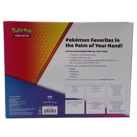 Pokémon TCG Galar Power Mini Tin Set 5-Pk Evolving Skies & Brillant Stars! - Picture 6 of 7